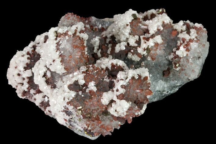 Hematite Quartz, Dolomite, Chalcopyrite and Pyrite Association #170273